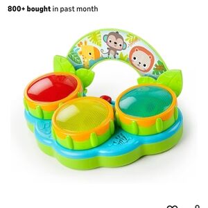 Colorful Jungle Animal Drum Set for Kids